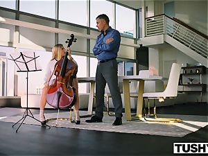 TUSHY Spoiled nubile is punished And Gaped By Music educator